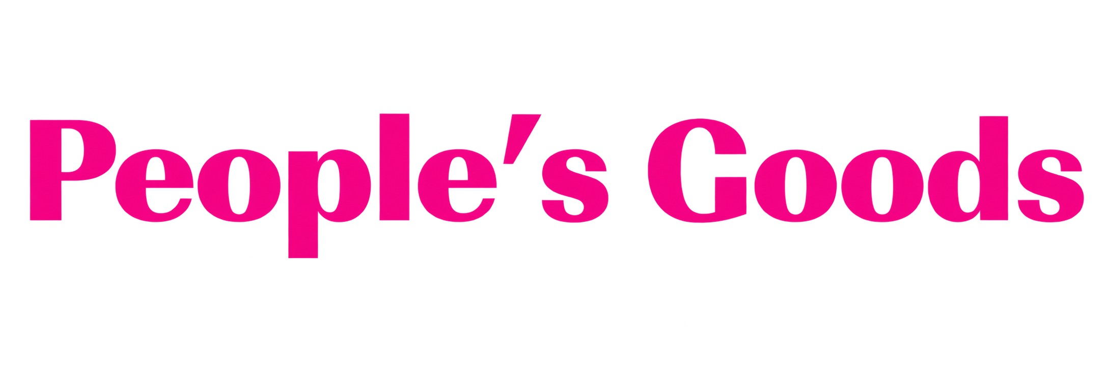People’s Goods